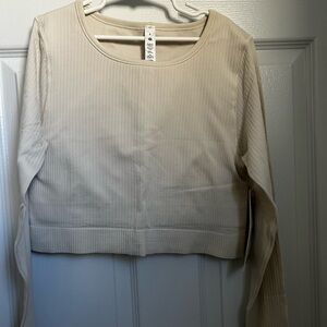 Lululemon EBB to Street Long Sleeve Crop Top 8